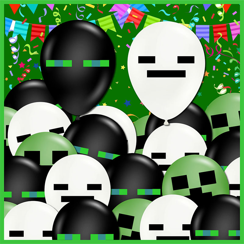 Board Game Splendor - Pixel Latex Balloons Video Game Theme