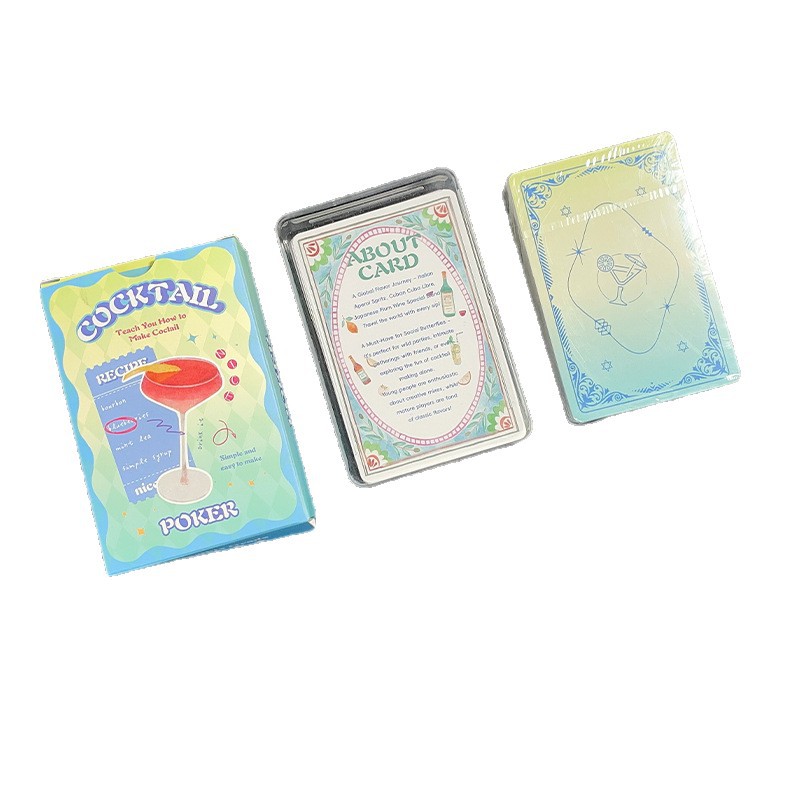 Board Game Festival - Brand New Novelty Cocktail Poker Cards