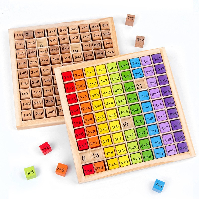 Board Game For 6 Years Old - Montessori Children Educational Toys Wooden Multiplication