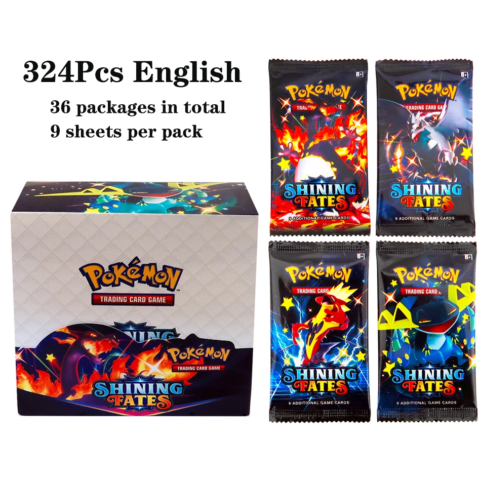 324Pcs/box Pokemon TCG: Shinin - Board Game Box ulasan dan harga