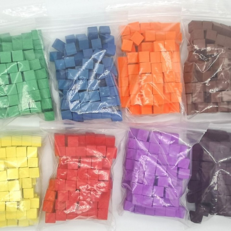 100Pcs/lots 10mm Wood Cubes Co - Board Game Sequence ulasan dan harga