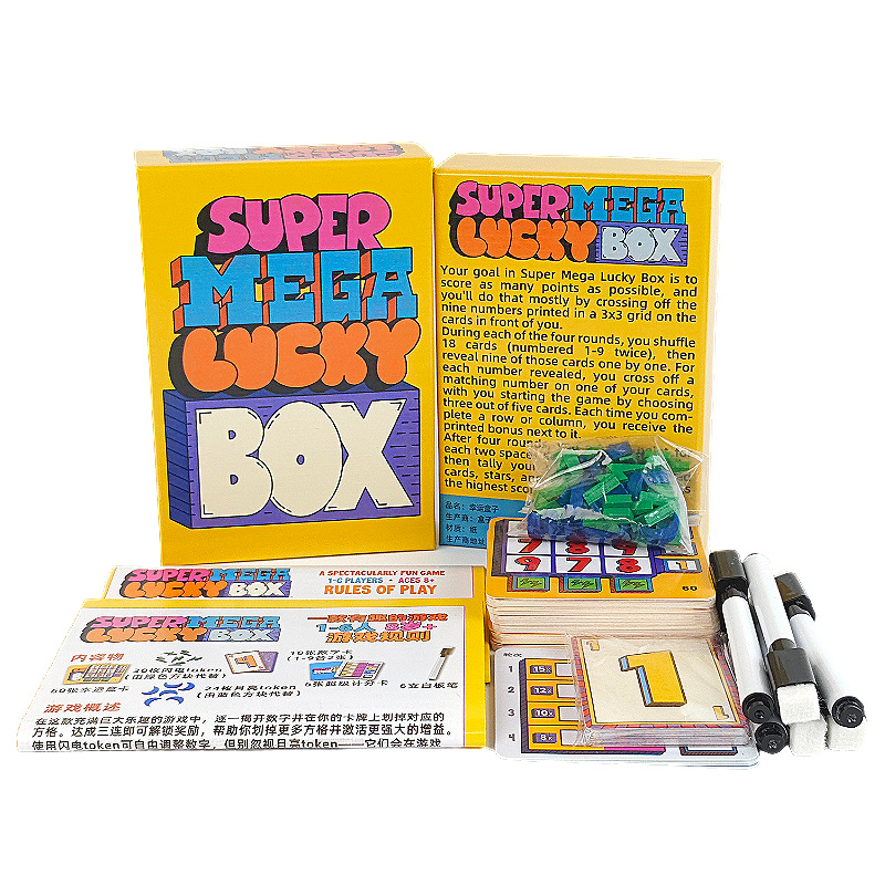 Super Mega Lucky Box Board Gam - Board Game Box ulasan dan harga