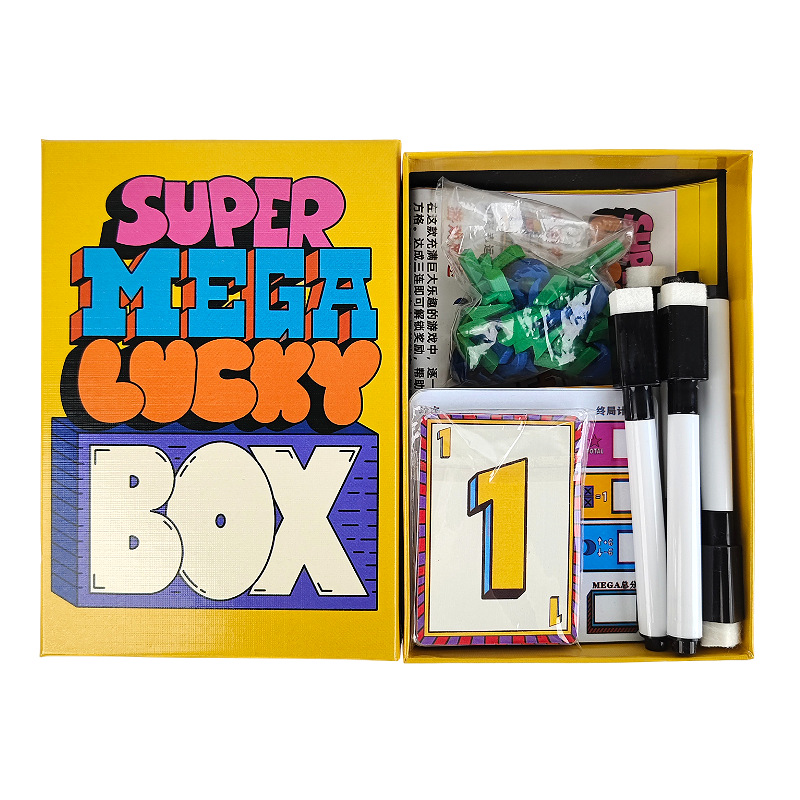 Super Mega Lucky Box Board Gam - Board Game Box ulasan dan harga