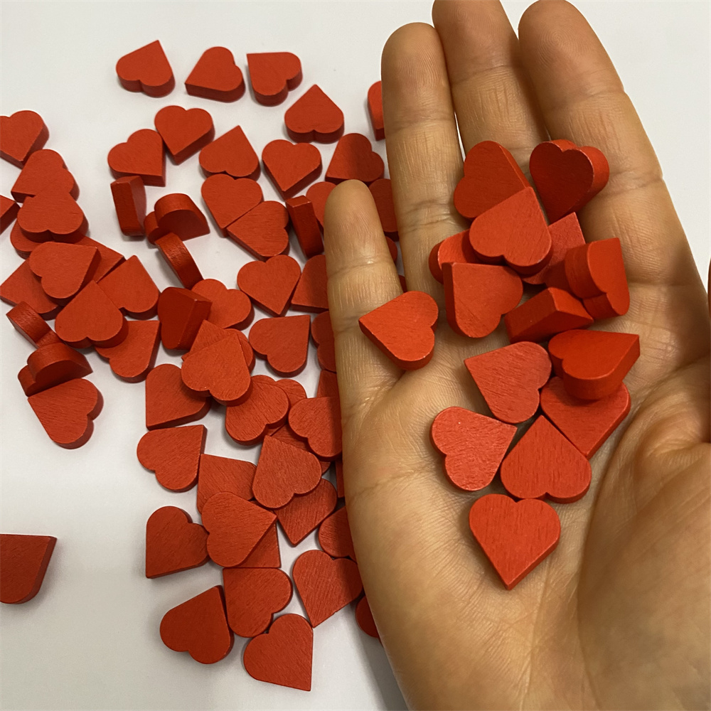 100Pcs 15mm*5mm Red Heart-Shap - Board Game Sequence ulasan dan harga