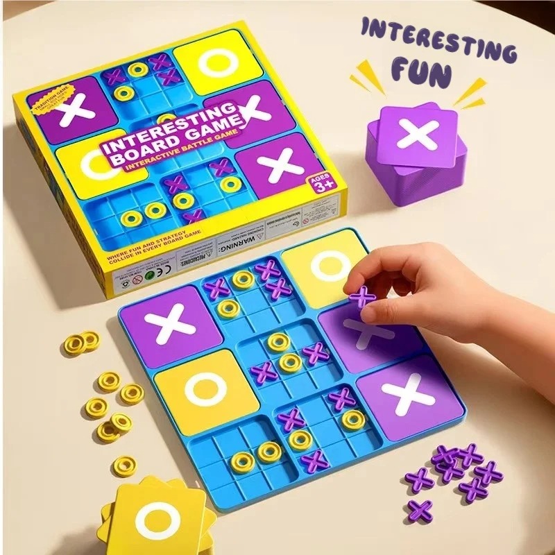 New Tic-Tac-Toe Board Game | K - Board Game For 6 Years Old ulasan dan harga