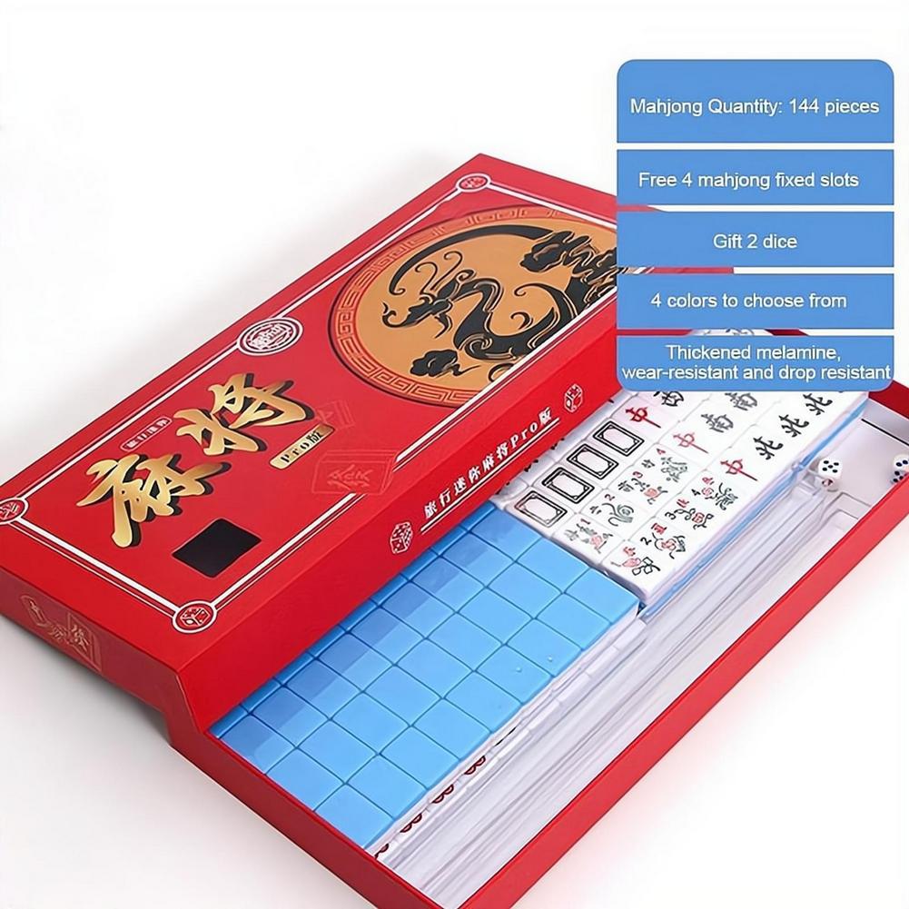 Portable Travel Mini Mahjong S - Board Game Box ulasan dan harga