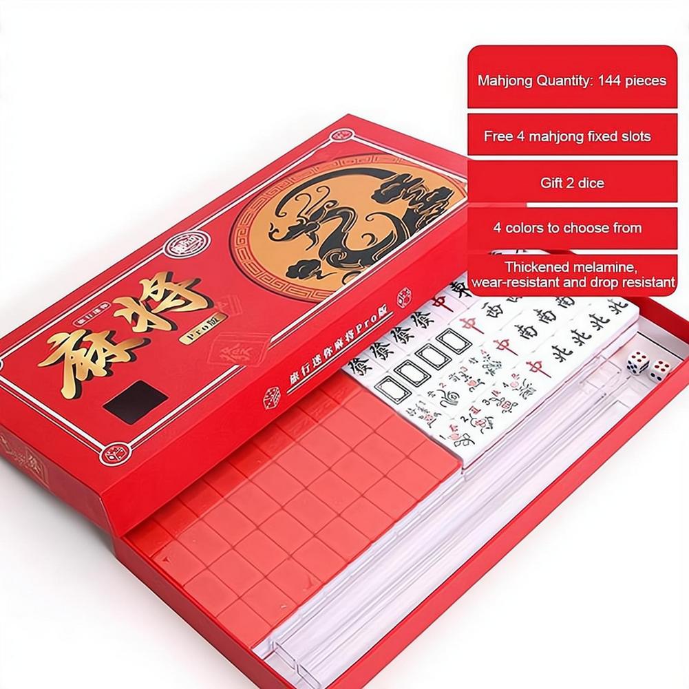 Portable Travel Mini Mahjong S - Board Game Box ulasan dan harga