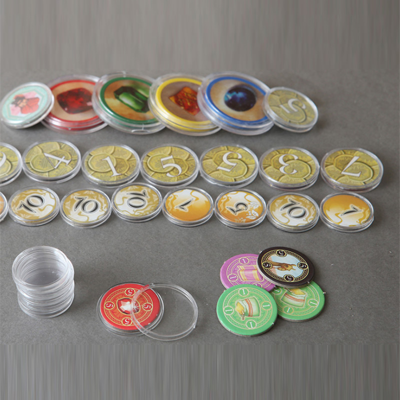 10PCS/Set 19 20 25 27 30 40mm  - Board Game Sequence ulasan dan harga