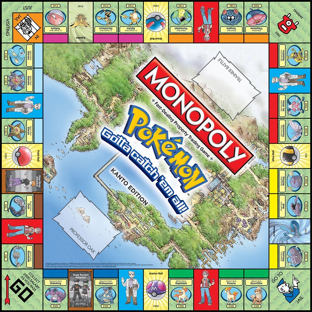 MONOPOLY Pokemon Board Game Ca - Board Game Monopoli ulasan dan harga