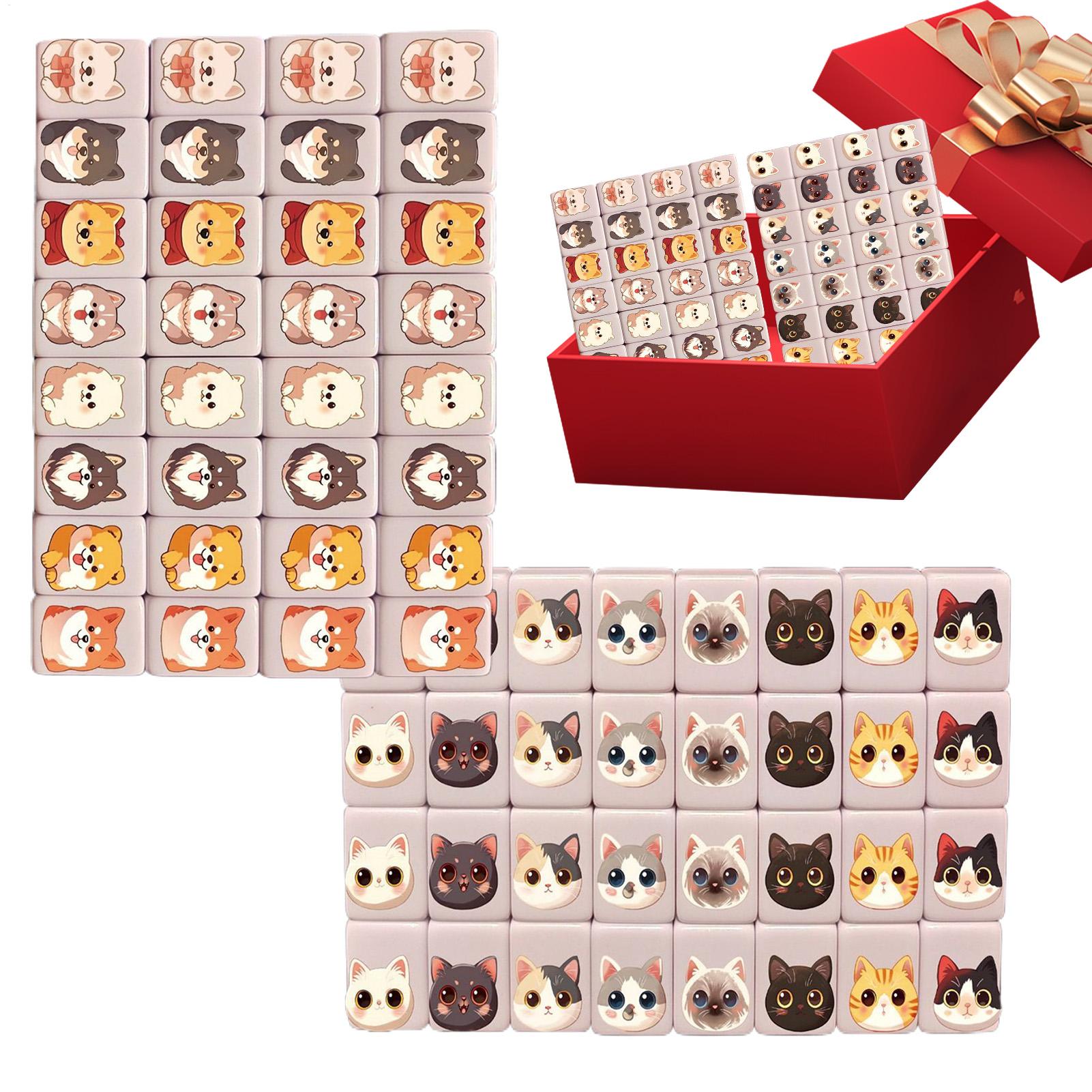 65Pcs mini Mahjong Board Games - Board Game Name ulasan dan harga