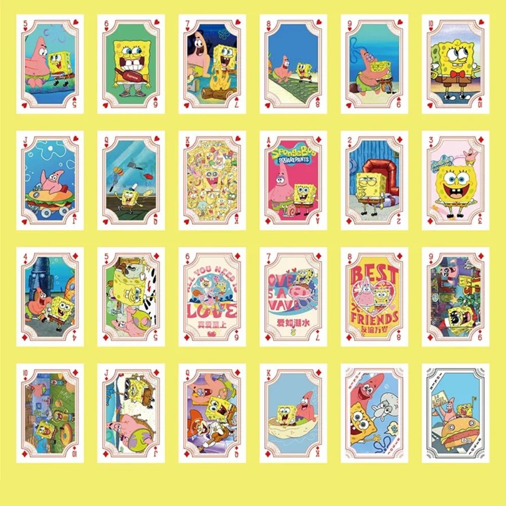 54Sheets/box SpongeBob Anime P - Board Game Box ulasan dan harga