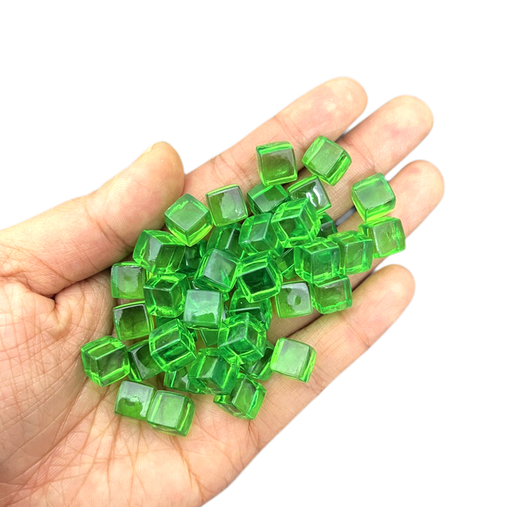 100Pcs/Set 8mm Transparent Squ - Board Game Sequence ulasan dan harga