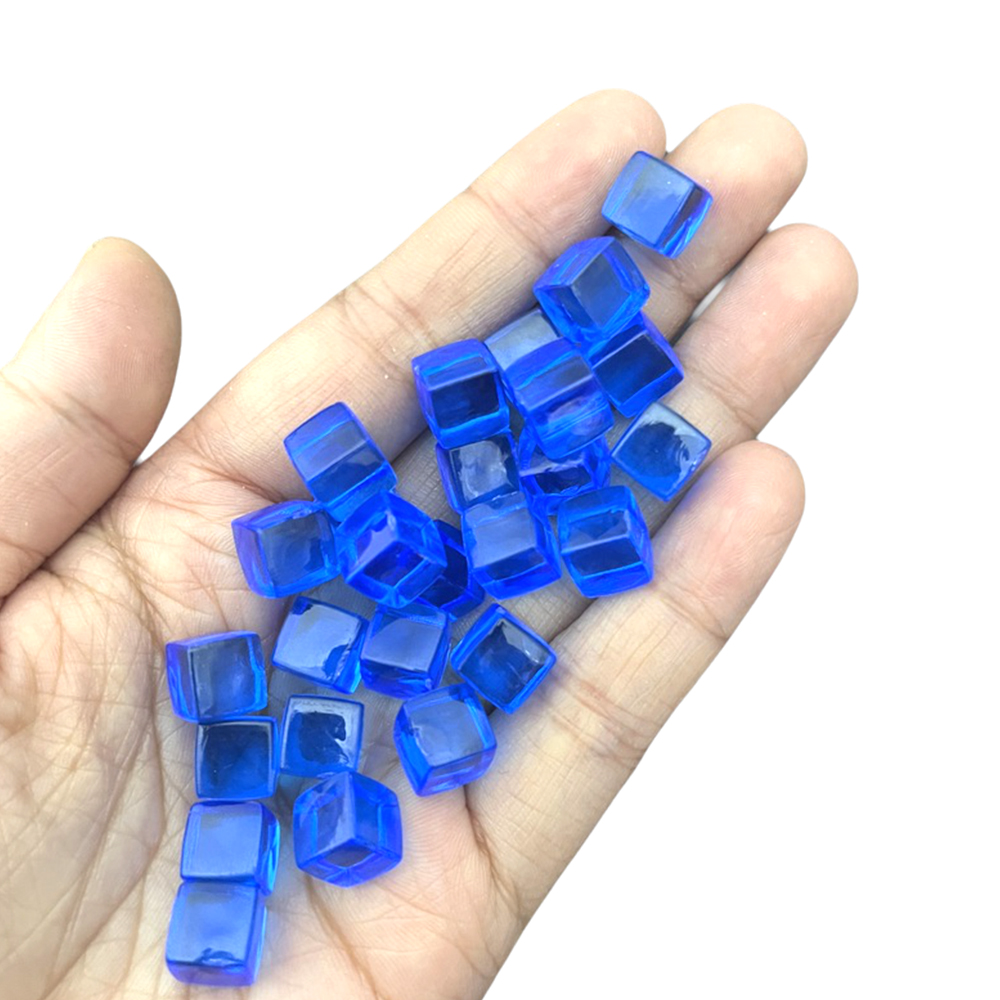 100Pcs/Set 8mm Transparent Squ - Board Game Sequence ulasan dan harga