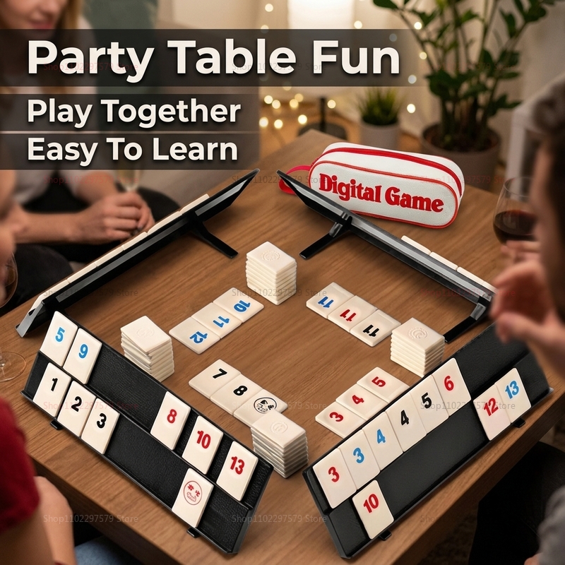2026 New Rummy Cube Game Set w - Board Game Sequence ulasan dan harga