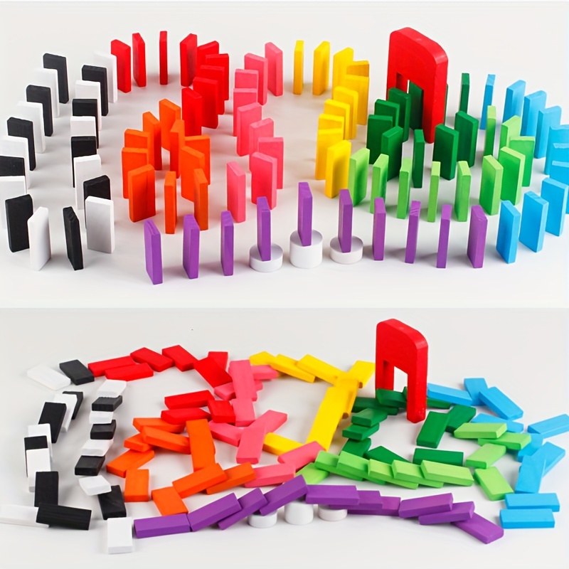 120pcs Domino Set - Multicolor - Board Game Monopoli ulasan dan harga