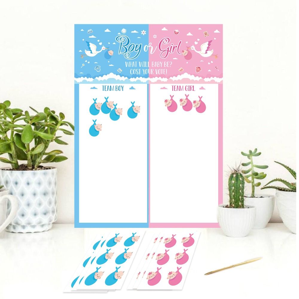 With Stickers Gender Revealed  - Board Game Festival ulasan dan harga