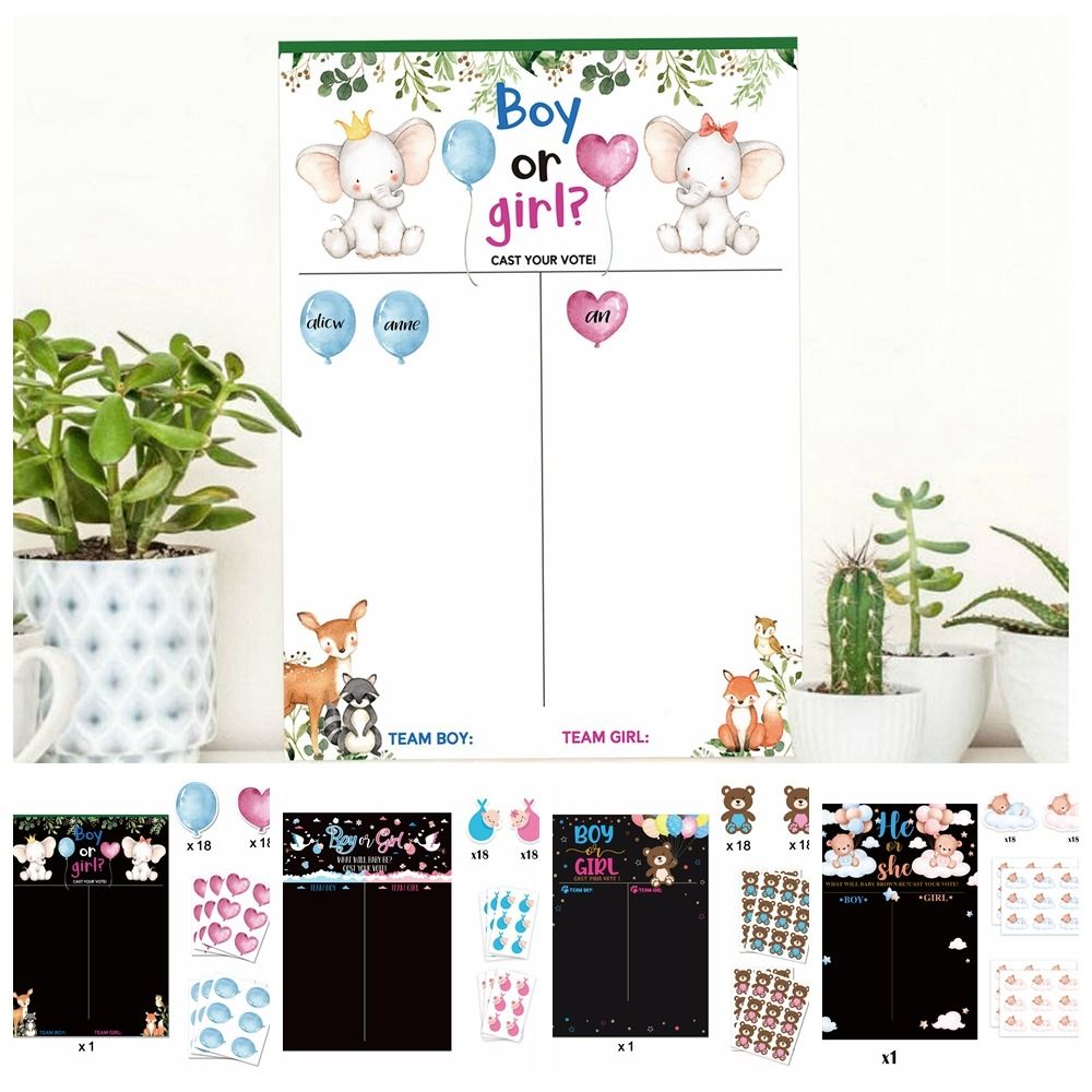 With Stickers Gender Revealed  - Board Game Festival ulasan dan harga