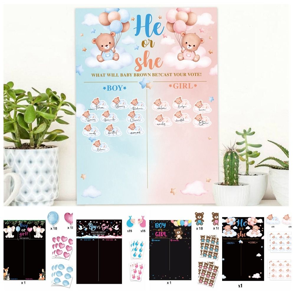 With Stickers Gender Revealed  - Board Game Festival ulasan dan harga