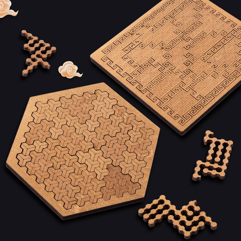 Impossible Wooden Puzzle IQ Pu - Board Game Name ulasan dan harga