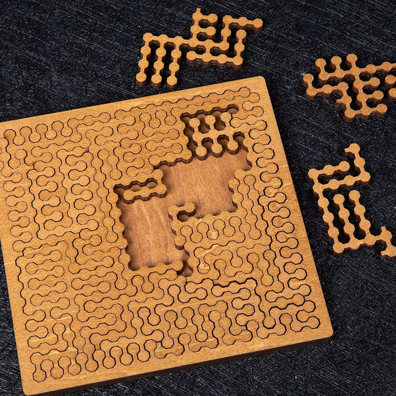 Impossible Wooden Puzzle IQ Pu - Board Game Name ulasan dan harga