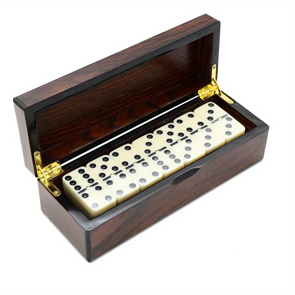 [Wooden Dominoes Game Set] 28p - Board Game Monopoli ulasan dan harga