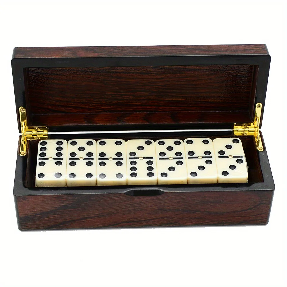 [Wooden Dominoes Game Set] 28p - Board Game Monopoli ulasan dan harga