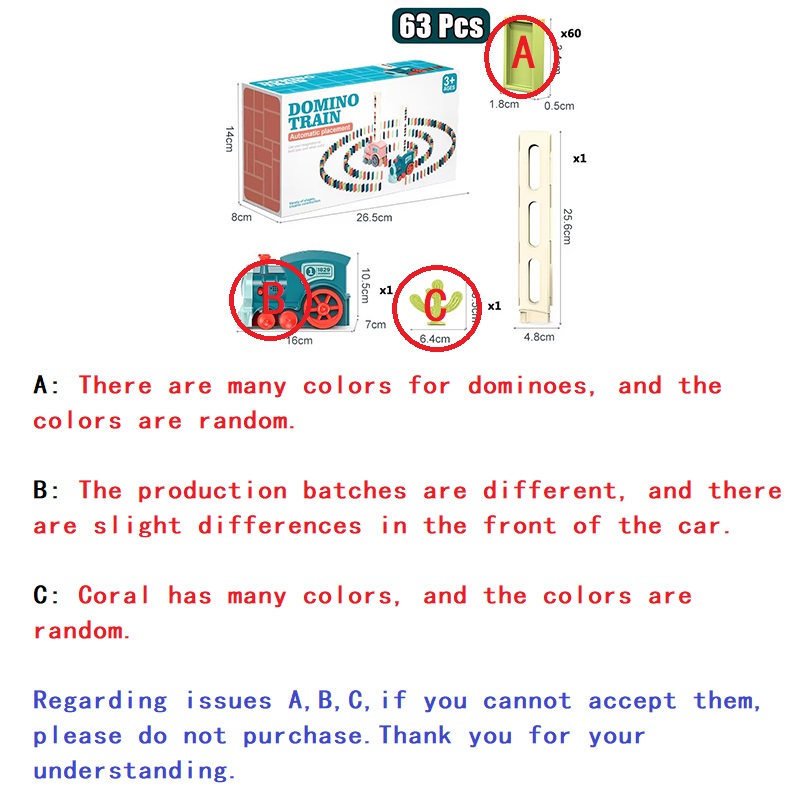 Automatic Laying Domino Train  - Board Game Monopoli ulasan dan harga