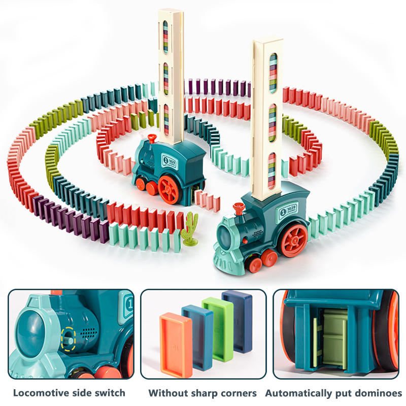 Automatic Laying Domino Train  - Board Game Monopoli ulasan dan harga