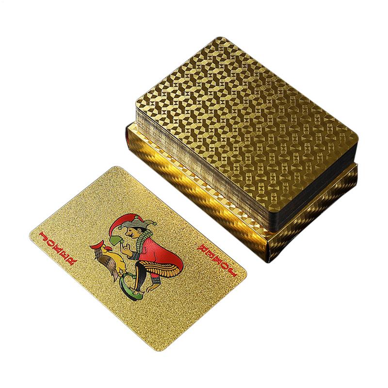 Gold Foil Poker Cards Luxury G - Board Game Festival ulasan dan harga