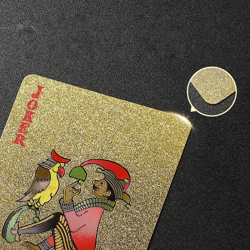Gold Foil Poker Cards Luxury G - Board Game Festival ulasan dan harga