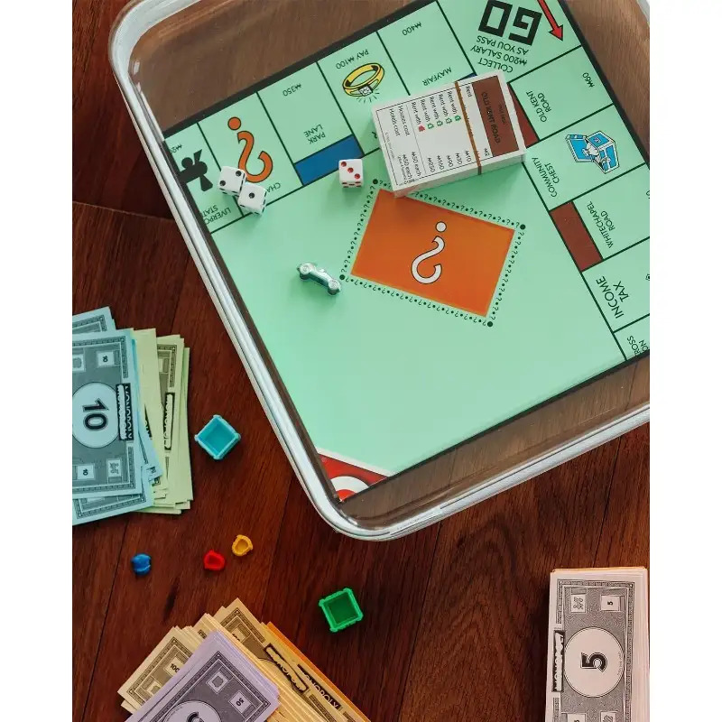 1pc Large Clear Hard Shell Sto - Board Game Box ulasan dan harga