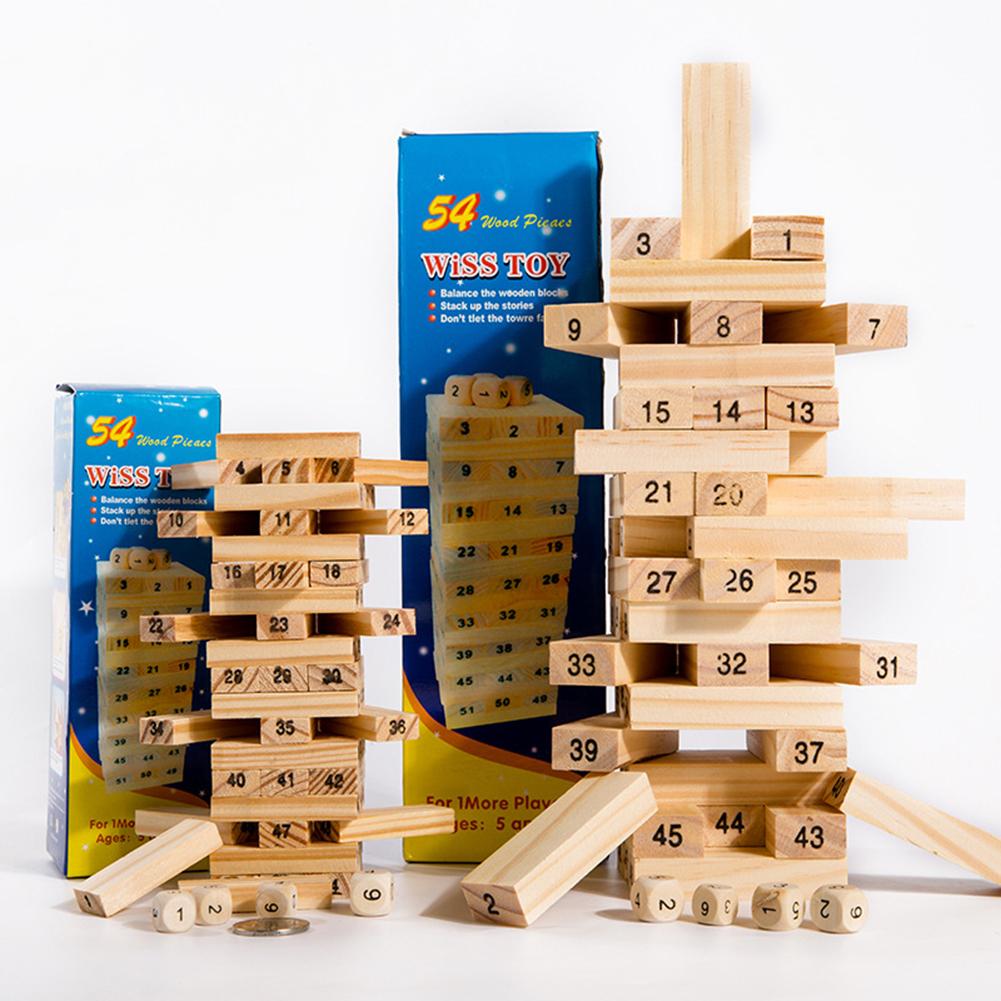 Small Size Wooden Building Blo - Board Game Monopoli ulasan dan harga