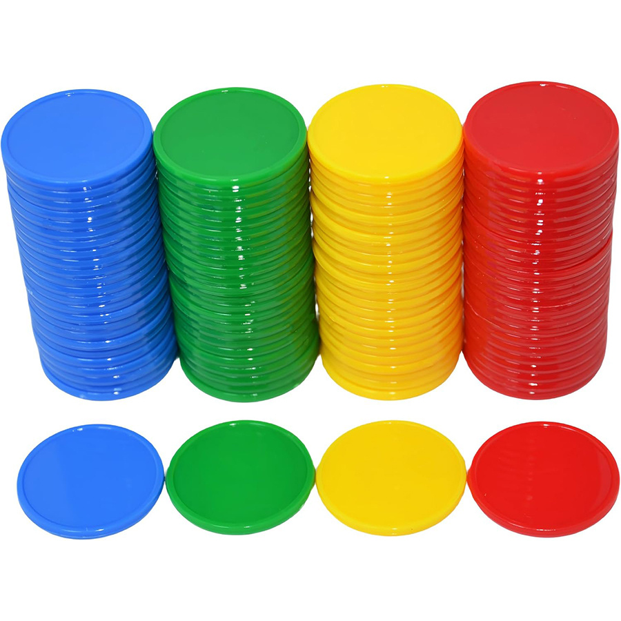 100 Chips & 10 Dices Set - 19m - Board Game Sequence ulasan dan harga