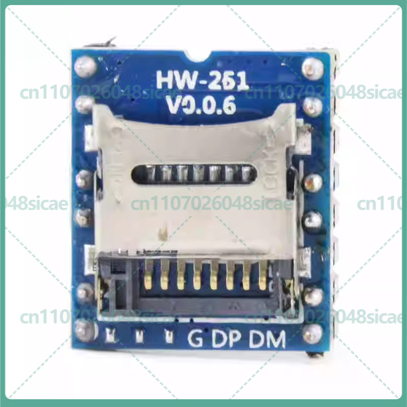 5-25pcs WTV020SD Intelligent V - Board Game For 5 Players ulasan dan harga