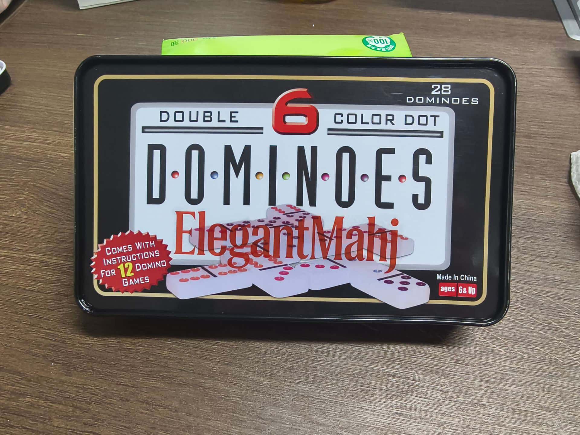 ElegantMahj Double Six Dominoe - Board Game Box ulasan dan harga