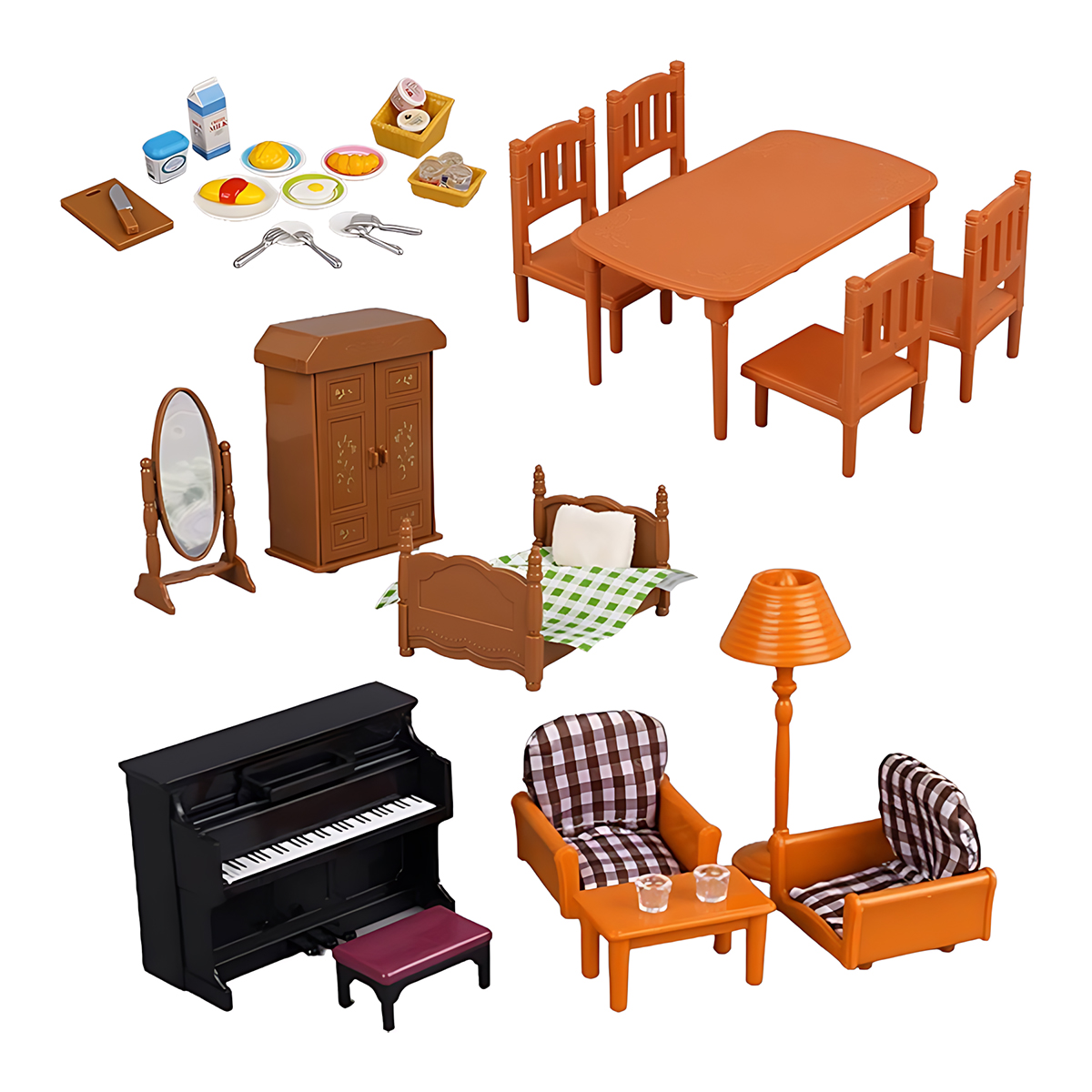 Miniature Furniture 1:12 Dollh - Miniature Terrain Set ulasan dan harga